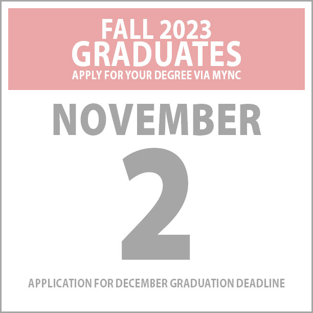 December 2023 Graduation Application Deadline