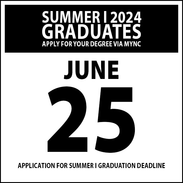 Summer I 2024 Graduation Application Deadline