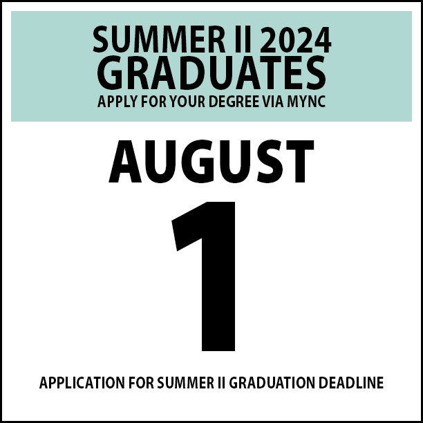 Summer II 2024 Graduation Application Deadline